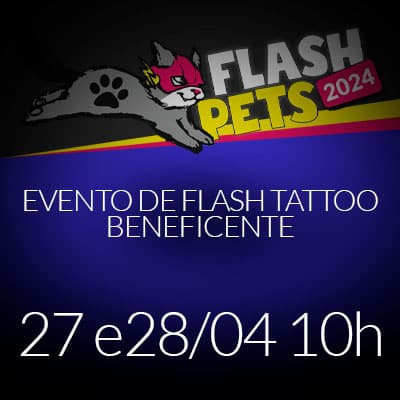 Flashpets – evento de flash tattoo beneficente